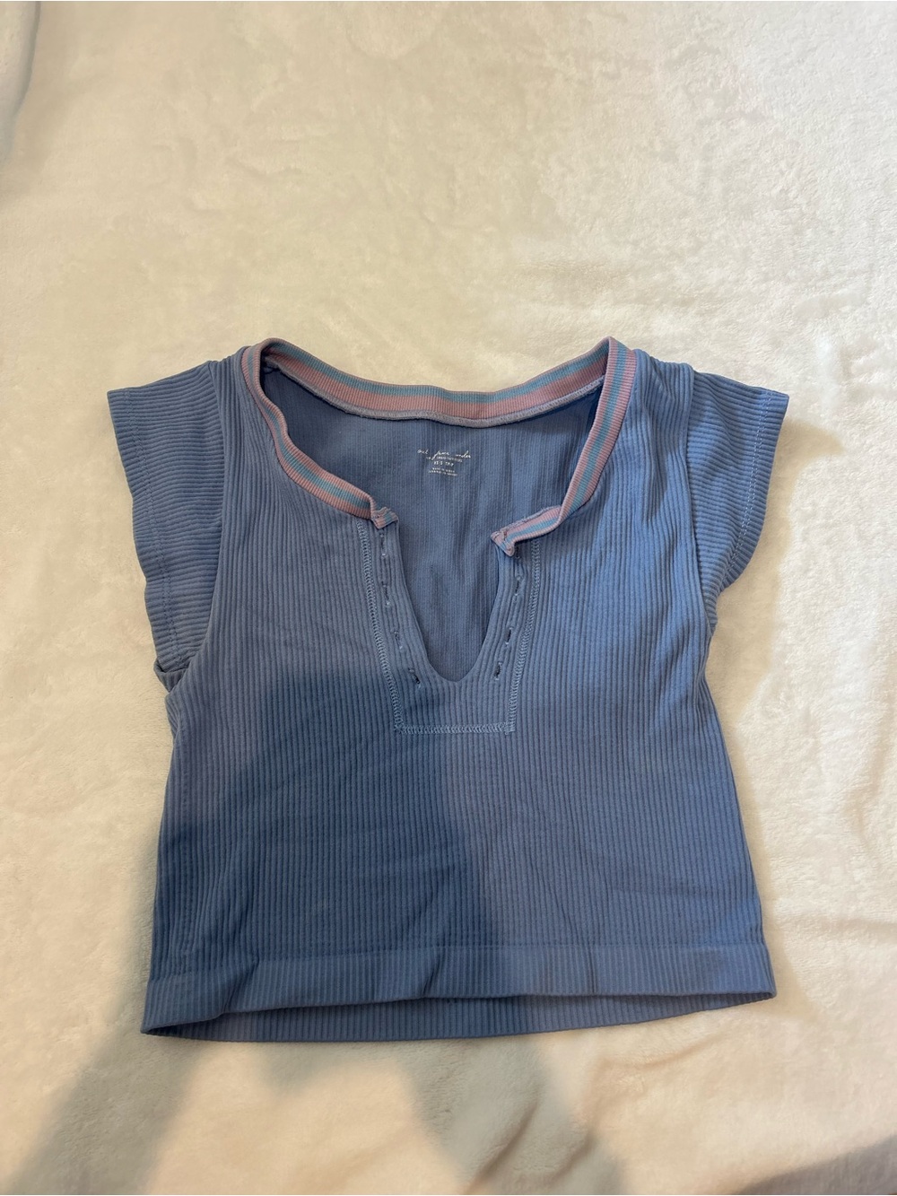 Urban outfitters go for gold top, blue and pink